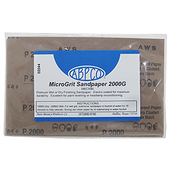 MICROGRIT WET/DRY SANDPAPER - 2000G